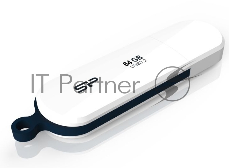 Флеш накопитель 64Gb Silicon Power Blaze B32, USB 3.2, Белый