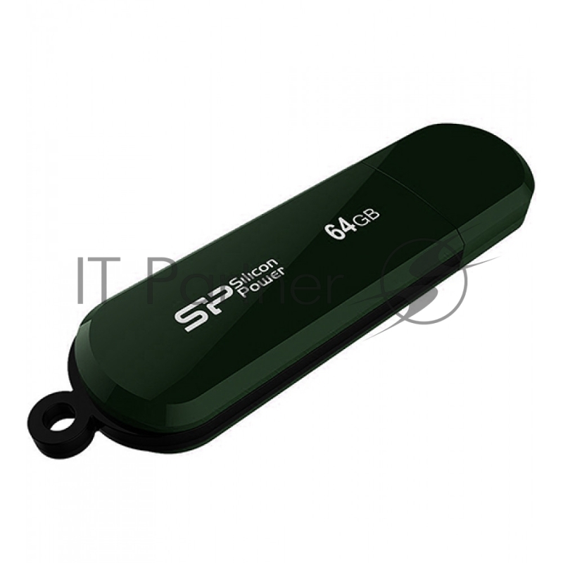 Накопитель USB Flash 64Gb Silicon Power Lux Mini 320, USB 2.0, Green