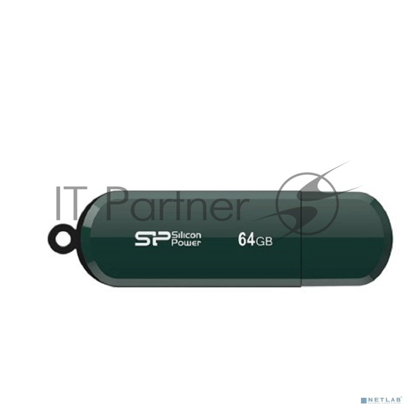 Накопитель USB Flash 64Gb Silicon Power Lux Mini 320, USB 2.0, Green
