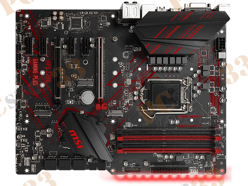 Мат. плата Socket1151 MSI MPG Z390 GAMING PLUS (iZ390, 4xDDR4, M.2, SATA III, RAID, 2xPCI-E, DVI, HDMI, 1Гбит LAN, USB3.1, ATX)