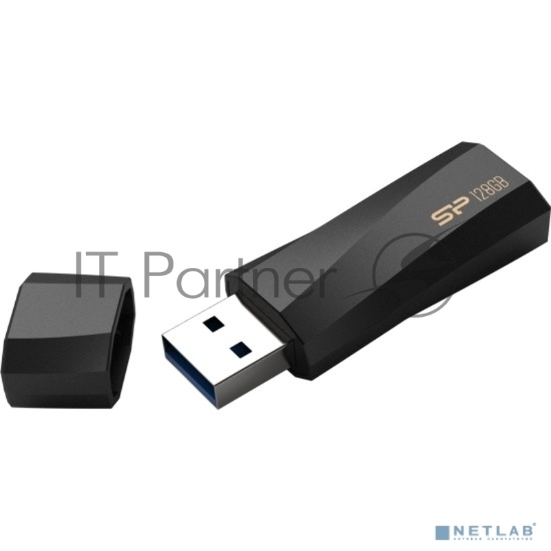 Накопитель USB SILICON POWER 128GB Blaze B07 Type-A USB 3.2 Gen 1, Black