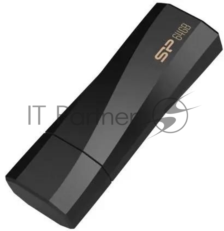 Накопитель USB SILICON POWER 64GB Blaze B07 Type-A USB 3.2 Gen 1, Black
