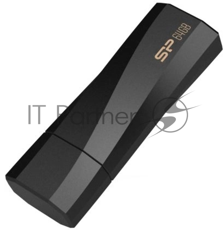 Накопитель USB SILICON POWER 64GB Blaze B07 Type-A USB 3.2 Gen 1, Black