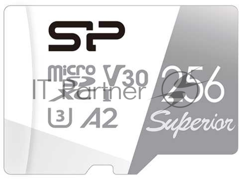 Флеш карта microSD 256GB Silicon Power Superior Pro A2 microSDXC Class 10 UHS-I U3 Colorful 100/80 Mb/s (SD адаптер)