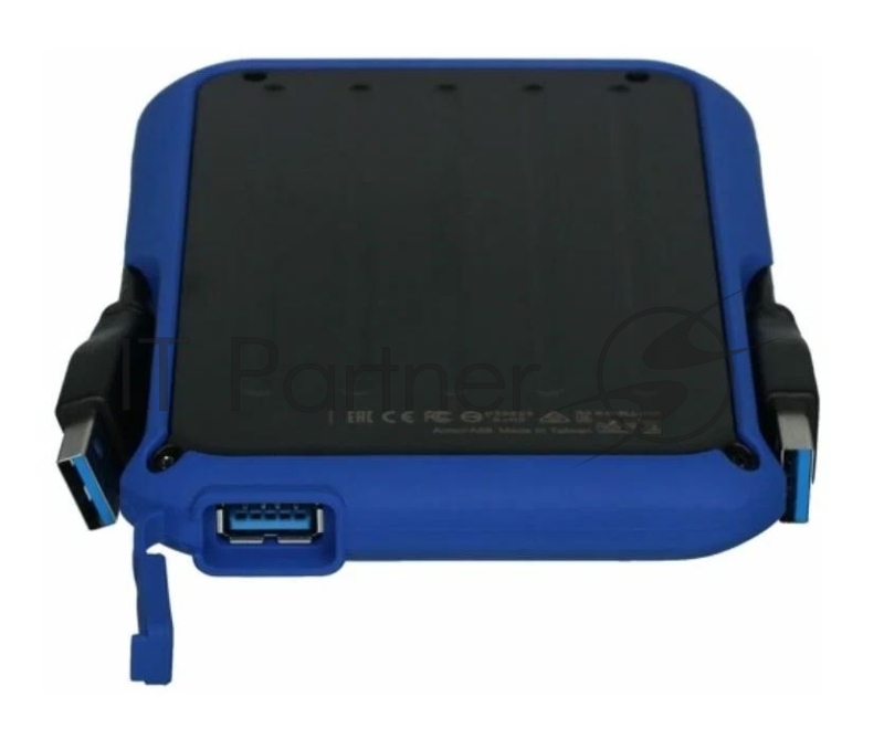 Внешний жесткий диск 2.5 2.0Tb Silicon Power Armor A66 <SP020TBPHD66SS3B> черно-синий (USB3.2, прорезиненный, противоударный MIL-STD-810G, пыле-влагозащищенный IPX4)