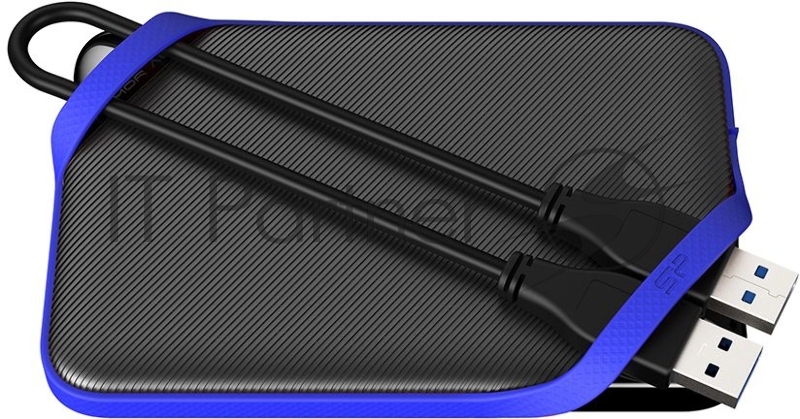 Жесткий диск Silicon Power USB 3.0 1Tb SP010TBPHD62SS3B SP010TBPHDA80S3B Armor A62 (5400rpm) 2.5 синий