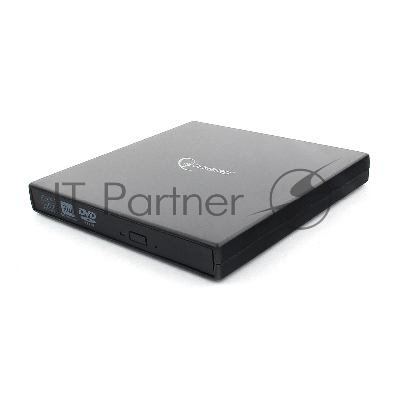 Внешний DVD-привод с интерфейсом USB Gembird DVD-USB-02 пластик, черный