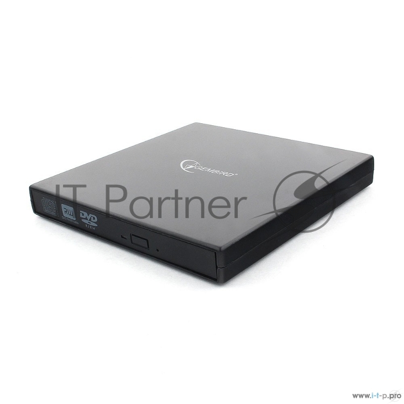 Внешний DVD-привод с интерфейсом USB Gembird DVD-USB-02 пластик, черный