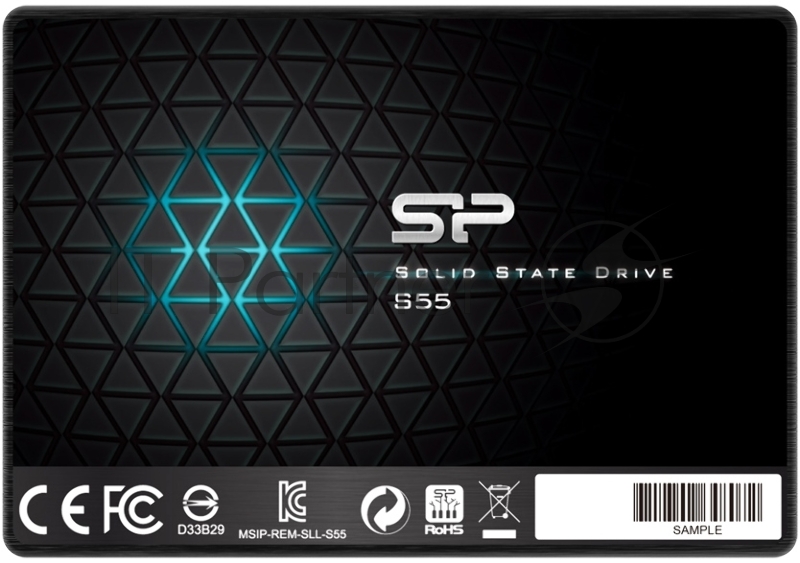 SSD накопитель Silicon Power SATA III 120Gb SP120GBSS3S55S25 Slim S55 2.5
