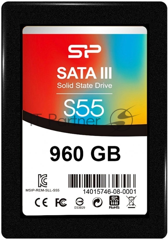 Твердотельный накопитель SSD жесткий диск SATA2.5 960GB S55 SP960GBSS3S55S25 SILICON POWER