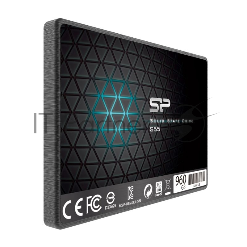 Твердотельный накопитель SSD жесткий диск SATA2.5 960GB S55 SP960GBSS3S55S25 SILICON POWER