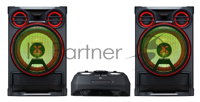 Минисистема LG CK99+NK99 черный 5000Вт/CD/CDRW/FM/USB/BT комплект из 2 коробок