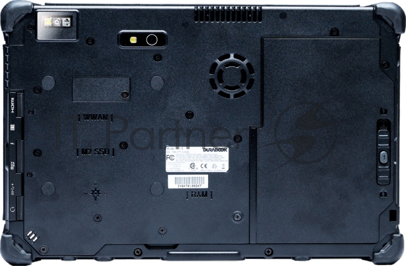 Защищенный планшет R11 Field G2/ R11 (G2) Field,11.6 FHD (1920 x1080) Sunlight Readable 1000 nits Touchscreen Display, Intel® Core™ i5-1235U Processor 1.3 GHz up to 4.4 GHz, Windows 10 Professional with 8GB RAM, 256GB, Wi-Fi 6E + Bluetooth v5.2, GPS