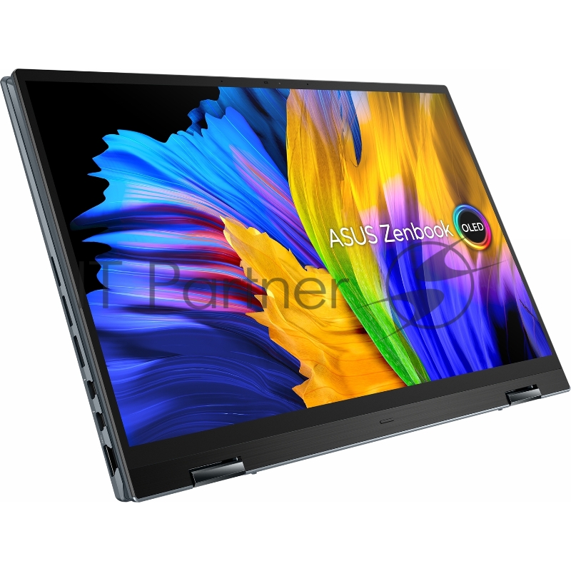 Ноутбук ASUS UP5401EA-KN015T Touch +Stylus +bag 14(2880x1800 OLED)/Touch/Intel Core i7 1165G7(2.8Ghz)/16384Mb/512PCIS Iris Xe Graphics/Cam/BT/WiFi/war 1y/1.4kg/Pine Grey/W10 + Support NumberPad
