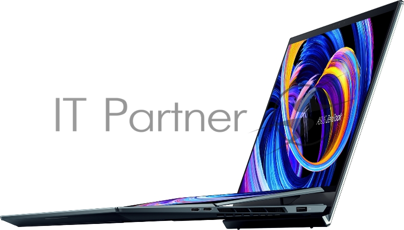 Ноутбук ASUS UX582HS-H2034W Touch +ScreenPad +Plamrest+backpack+Stylus+Stand 15.6(3840x2160 OLED)/Touch/Intel Core i7 11800H(2.3Ghz)/32768Mb/1024PCI GeForce RTX3080(8192Mb)/Cam/BT/WiFi/war 1y/2.34kg/Celestial Blue/W11 + Support