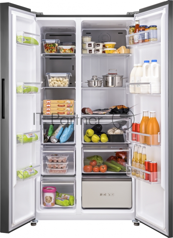 Холодильник Weissgauff WSBS 735 NFX Inverter Professional