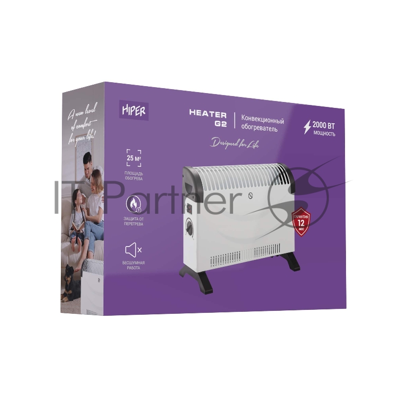 Конвектор HIPER Heater G2, белый