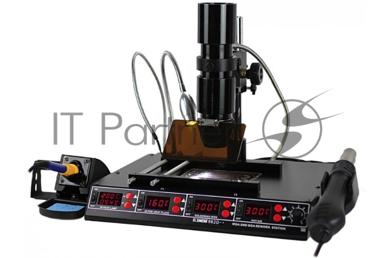 Паяльная станция инфракрасная ELEMENT 862D++.