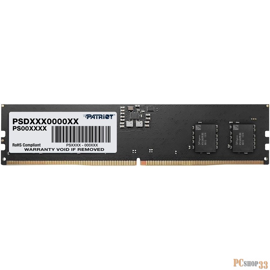 Модуль памяти DIMM 16GB DDR5-5600 PSD516G560081 PATRIOT