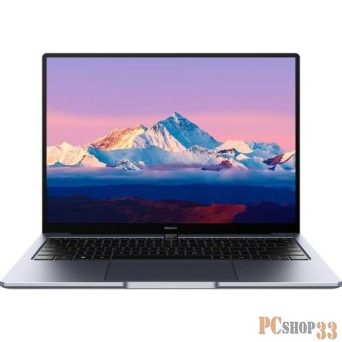 Ноутбук Huawei MateBook B5-430(KLVDZ-WFE9) 14(2160x1440 IPS)/Intel Core i7 1165G7 (2.8Ghz)/16384Mb/512PCISSDGb/n Iris Xe Graphics/Cam/BT/WiFi/war 1y/1.49kg/Space Grey/W10Pro + Mini-RJ45 to RJ45 RU kbd