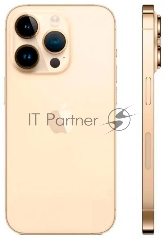 Смартфон Apple A2889 iPhone 14 Pro 128Gb 6Gb золотой моноблок 3G 4G 2Sim 6.1 1179x2556 iOS 16 48Mpix 802.11 a/b/g/n/ac/ax NFC GPS GSM900/1800 GSM1900 TouchSc Ptotect