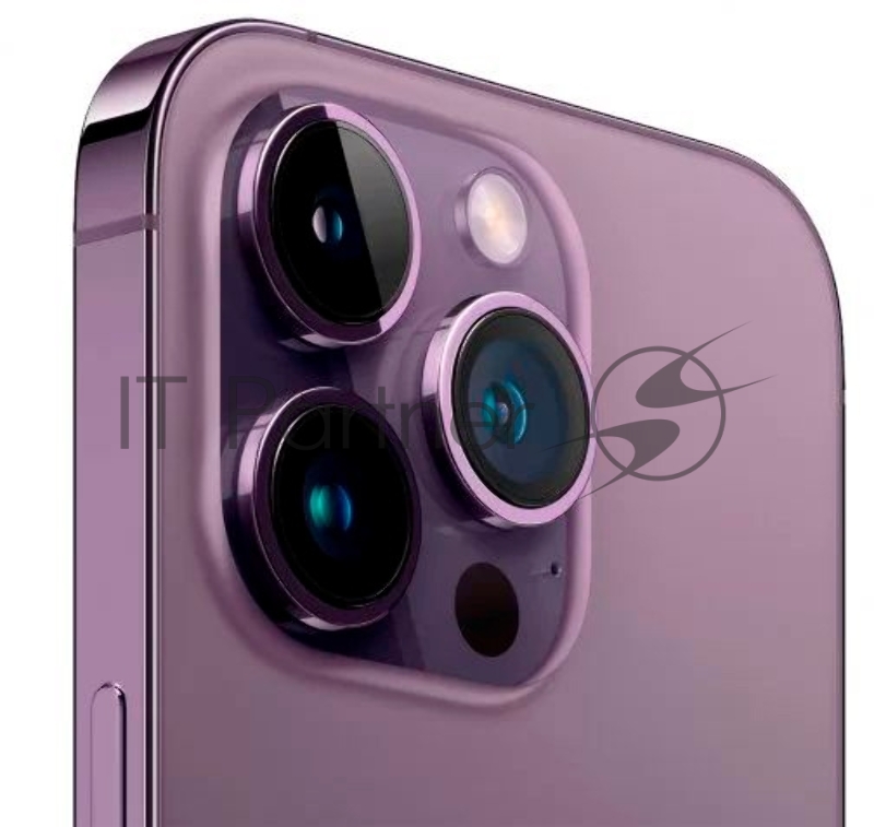 Смартфон Apple A2889 iPhone 14 Pro 128Gb 6Gb фиолетовый моноблок 3G 4G 2Sim 6.1 1179x2556 iOS 16 48Mpix 802.11 a/b/g/n/ac/ax NFC GPS GSM900/1800 GSM1900 TouchSc Ptotect