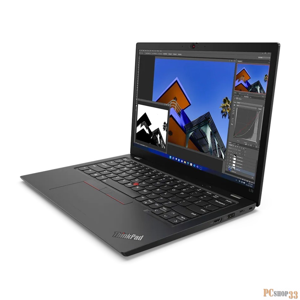 Ноутбук Lenovo ThinkPad L13 Gen 3 AMD Ryzen 5 5675U/8Gb/SSD256Gb/13.3/RX Vega 7/FHD/Win11Pro/black (21BAS16N00)