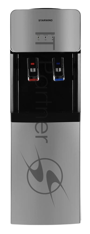 Кулер Starwind SW-1011EB напольный электронный черный/серебристый