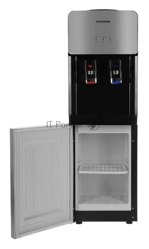 Кулер Starwind SW-1011EB напольный электронный черный/серебристый