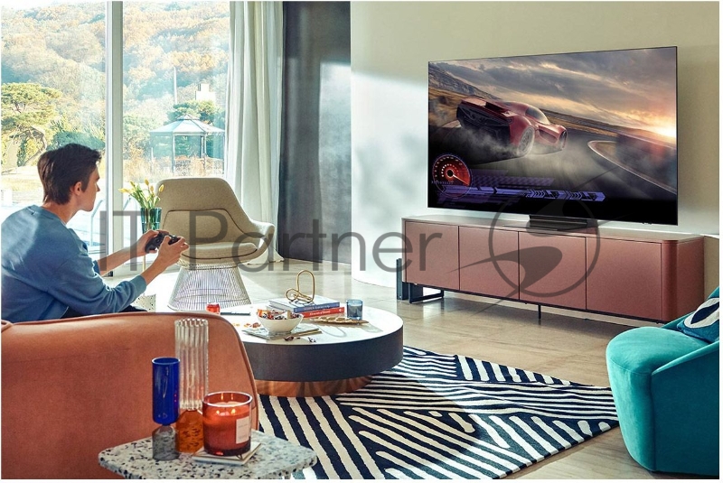 Телевизор QLED Samsung 43 QE43QN90BAUXRU Series 9 черный 4K Ultra HD 120Hz DVB-T2 DVB-C DVB-S2 USB WiFi Smart TV (RUS)