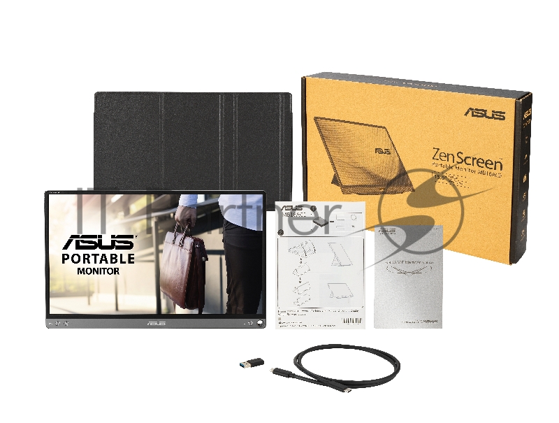 Монитор 15.6 ASUS MB16ACE DarkGrey(IPS, LED, Wide, 1920x1080, 5ms, 178°/178°, 250 cd/m, 800:1, +USB, )