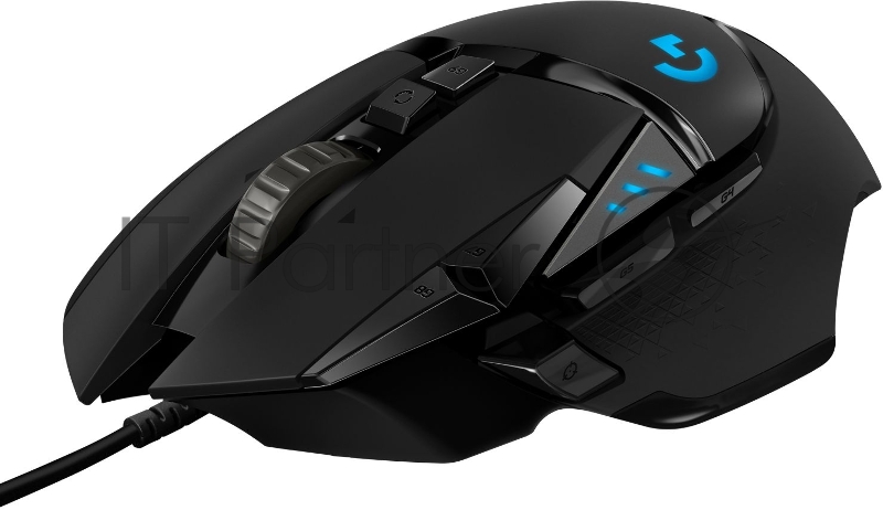 Мышь Logitech G502 Hero черный оптическая (25600dpi) USB2.0 (11but)