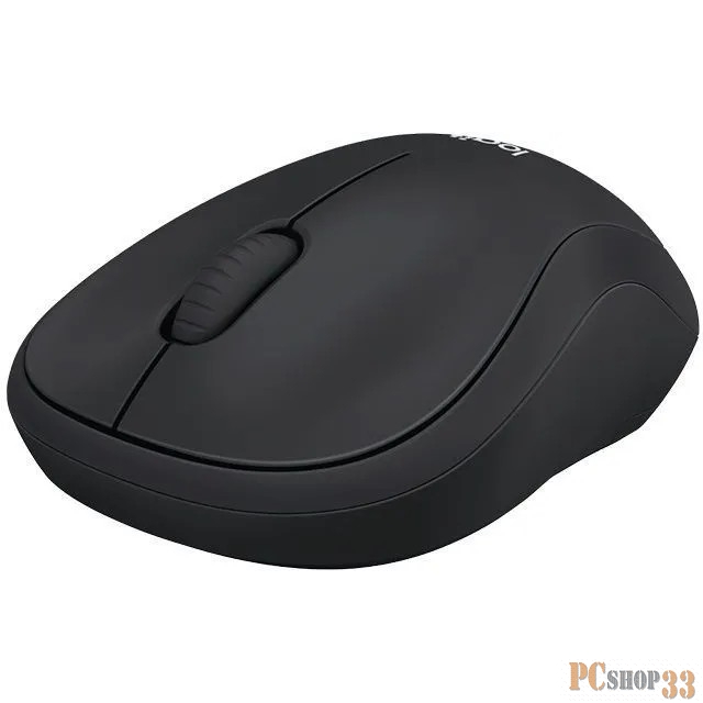 Мышь Logitech B220 черный оптическая (1000dpi) беспроводная USB