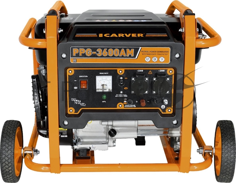Генератор Carver PPG- 3600АM 2.8кВт