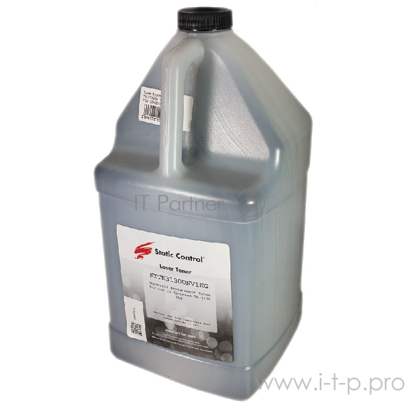 Тонер Static Control для Kyocera FS-4100/4200/4300DN (TK-3130), 1 кг, флакон