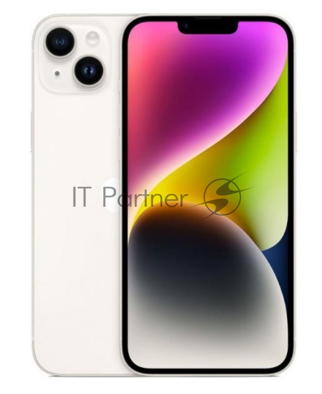 Смартфон Apple iPhone 14 A2882 128Gb 6Gb сияющ.зв. 3G 4G 6.1 OLED 1170x2532 iOS 16 12Mpix 802.11 a/