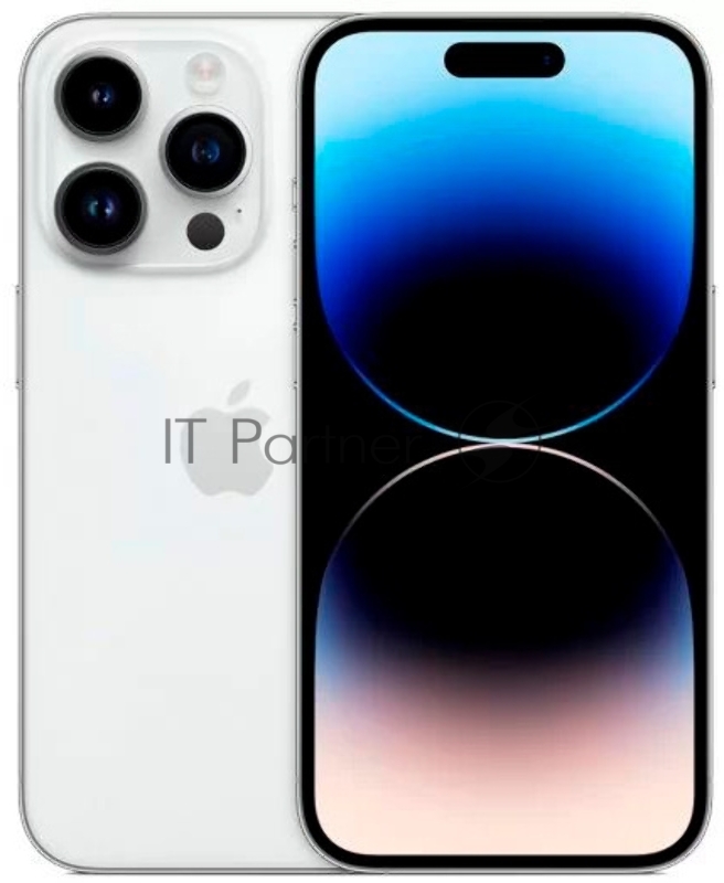 Смартфон Apple A2889 iPhone 14 Pro 128Gb 6Gb серебристый моноблок 3G 4G 2Sim 6.1 1179x2556 iOS 16 48Mpix 802.11 a/b/g/n/ac/ax NFC GPS GSM900/1800 GSM1900 TouchSc Ptotect