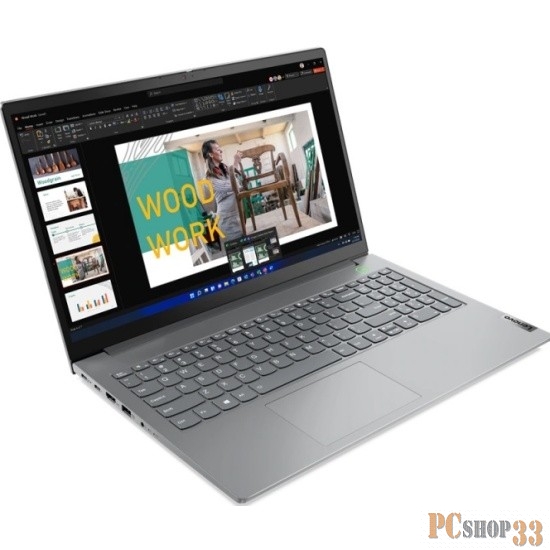 Ноутбук Lenovo ThinkBook 15 G4 IAP 15.6 FHD (1920x1080) IPS 300N, i5-1235U, 2x8GB DDR4 3200, 512GB SSD M.2, Intel Iris Xe, Wifi, BT, FPR, FHD Cam, 45Wh, 65W USB-C Slim, NoOS, 1Y, 1.7kg