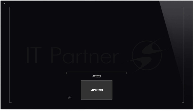 Встраиваемые индукционные панели SMEG/ Индукционная варочная панель FullArea, 90 см, чёрная стеклокерамика, прямой край