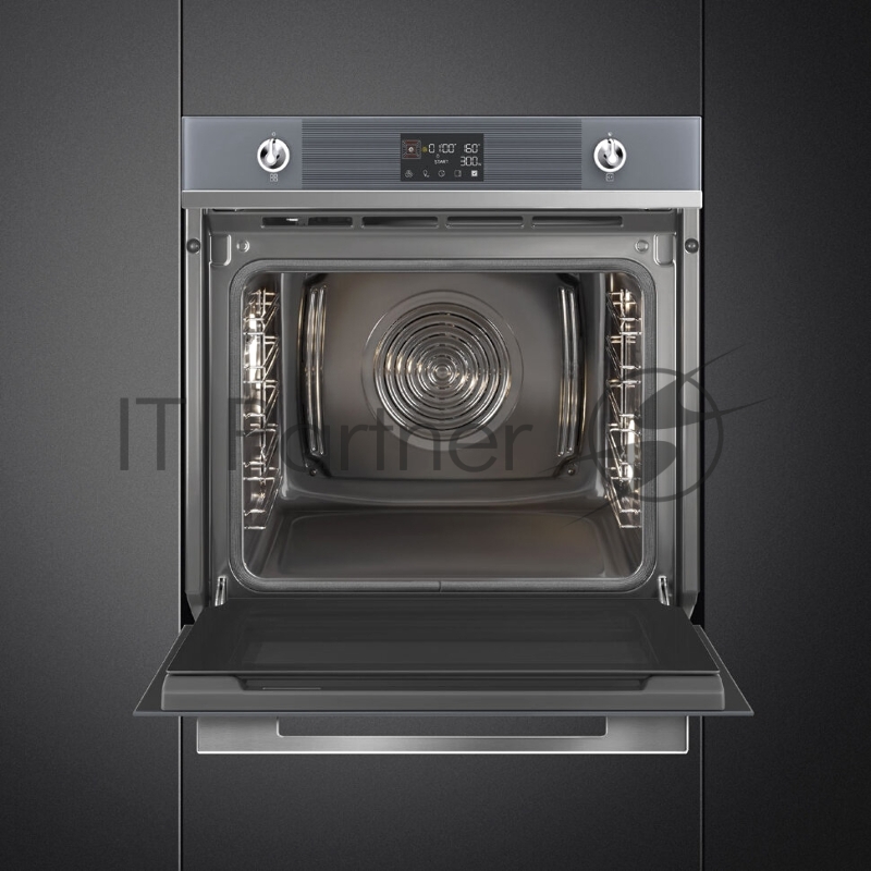 Встраиваемый духовой шкаф/ Многофункциональный духовой шкаф с пиролизом, 60 см, 10 функций, стекло Stopsol, Linea