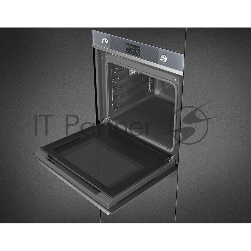 Встраиваемый духовой шкаф/ Многофункциональный духовой шкаф с пиролизом, 60 см, 10 функций, стекло Stopsol, Linea