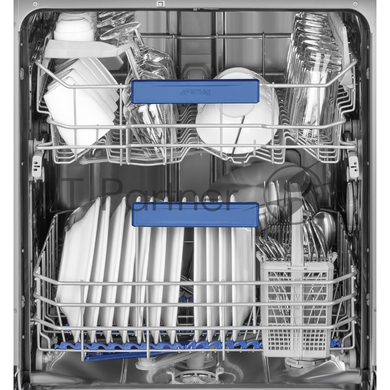 Встраиваемая посудомоечная машина SMEG Полностью встраиваемая посудомоечная машина, 60 см, Загрузка 13 комплектов посуды, 5 программ, 1/2 загрузка,уровень шума: 42 дБ(А),класс энергоэффективности C,LED-подсветка
