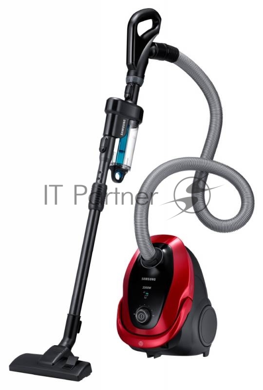 Пылесос SAMSUNG VC20M257AWR/EV, 2000Вт, красный