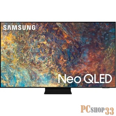 Телевизор ЖК 65 Samsung/ 65, Neo QLED 4K, Smart TV,Wi-Fi, Voice, PQI 4500, HDR 32х, HDR10+, DVB-T2/C/S2, 4.2.2 CH, 60W, OTS+, FreeSync Premium Pro, 4HDMI, 2USB, TITAN BLACK/BLACK