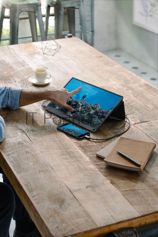 МОНИТОР 15.6 ASUS MB16AMT DarkGrey(IPS, LED, Wide, 1920x1080, 5ms, 178°/178°, 250 cd/m, 700,000:1, +НDMI, +MM, +USB, )