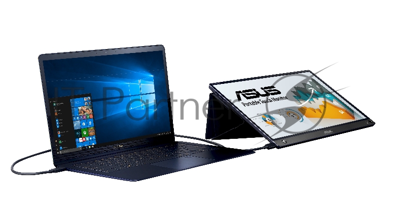 МОНИТОР 15.6 ASUS MB16AMT DarkGrey(IPS, LED, Wide, 1920x1080, 5ms, 178°/178°, 250 cd/m, 700,000:1, +НDMI, +MM, +USB, )