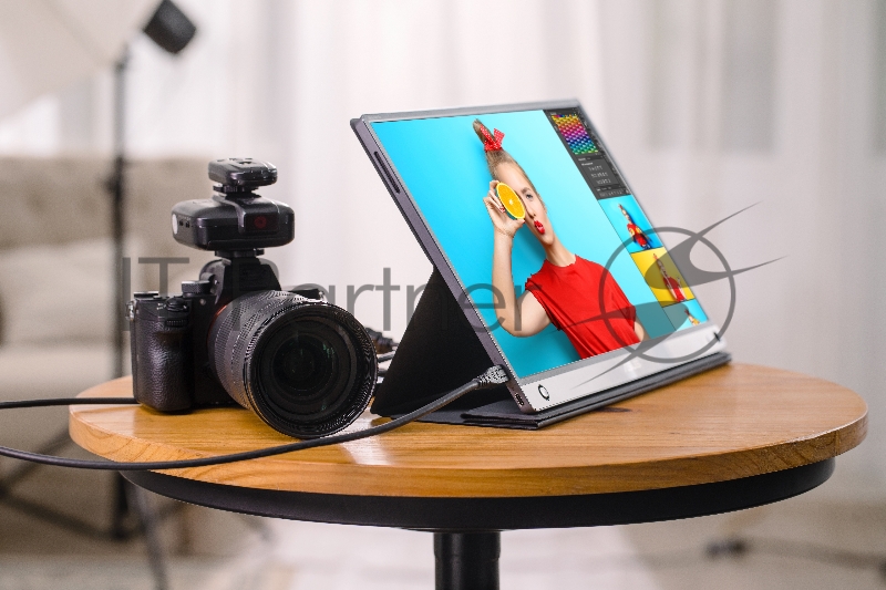 МОНИТОР 15.6 ASUS MB16AMT DarkGrey(IPS, LED, Wide, 1920x1080, 5ms, 178°/178°, 250 cd/m, 700,000:1, +НDMI, +MM, +USB, )