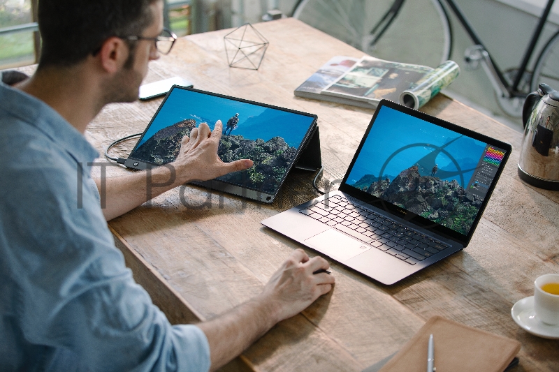 МОНИТОР 15.6 ASUS MB16AMT DarkGrey(IPS, LED, Wide, 1920x1080, 5ms, 178°/178°, 250 cd/m, 700,000:1, +НDMI, +MM, +USB, )