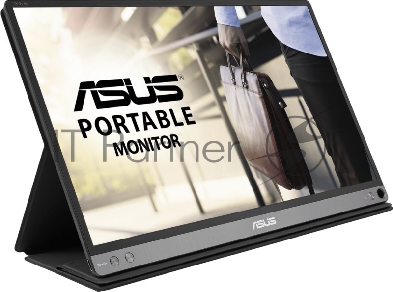 МОНИТОР 15.6 ASUS MB16AMT DarkGrey(IPS, LED, Wide, 1920x1080, 5ms, 178°/178°, 250 cd/m, 700,000:1, +НDMI, +MM, +USB, )