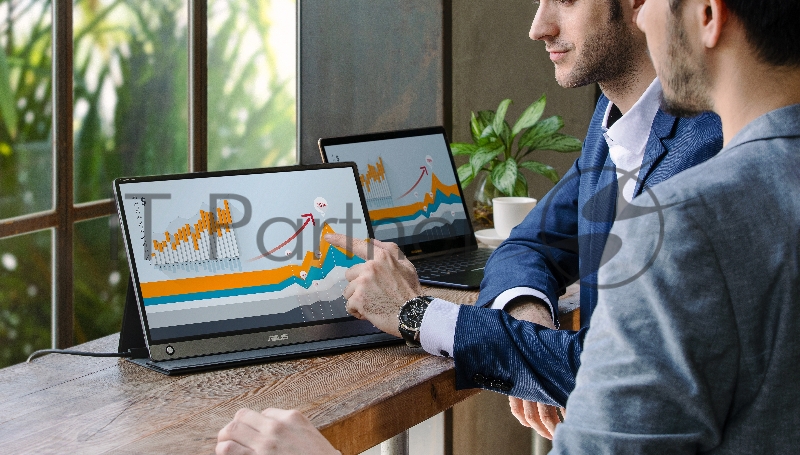 МОНИТОР 15.6 ASUS MB16AMT DarkGrey(IPS, LED, Wide, 1920x1080, 5ms, 178°/178°, 250 cd/m, 700,000:1, +НDMI, +MM, +USB, )